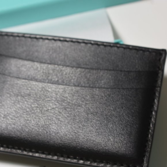 NEW Tiffany & Co Smooth Leather Card Case, Credit Card, I.D., Wallet - Picture 2 of 5